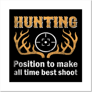 Hunting deer trophy best shot Hunting gear 1 Posters and Art